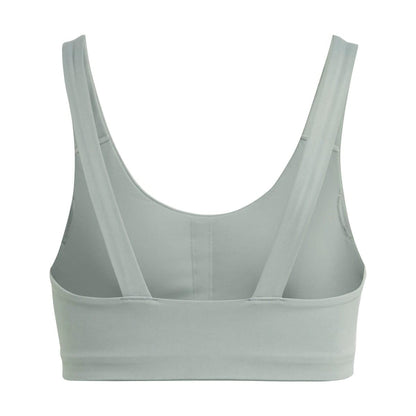 Silver - Back - Adidas Womens-Ladies Medium Support Sports Bra