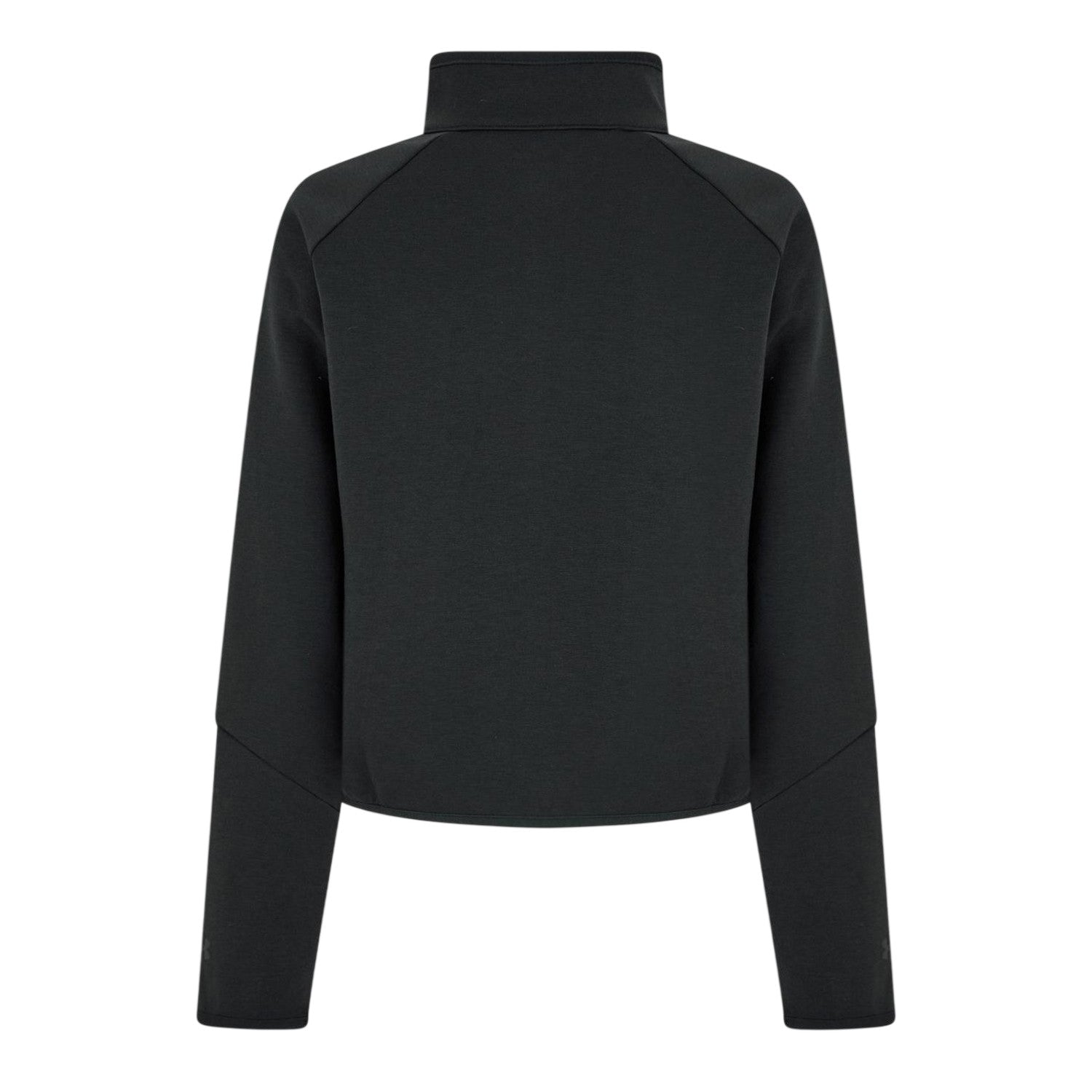 Black - Back - Under Armour Womens-Ladies Unstoppable Fleece Quarter Zip Regular Sweatshirt