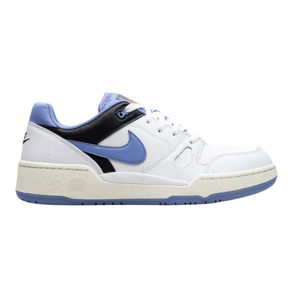 White-Blue - Front - Nike Childrens-Kids Full Force Leather Shoes