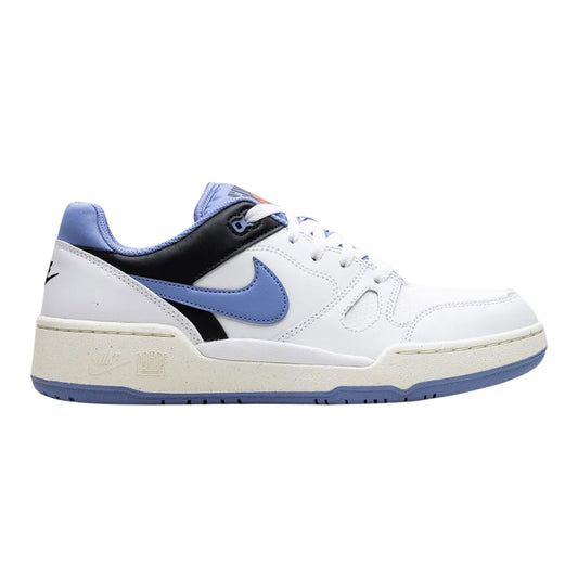 White-Blue - Front - Nike Childrens-Kids Full Force Leather Shoes