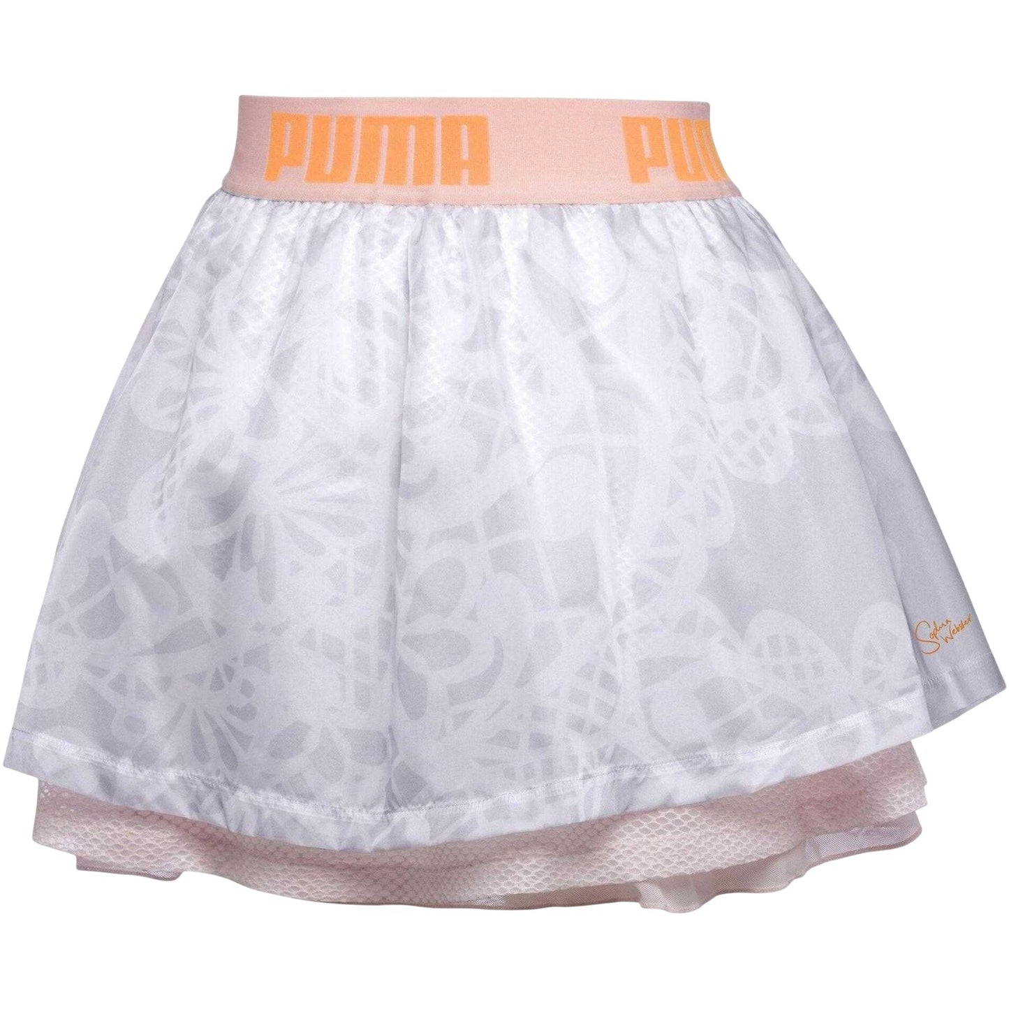 White - Back - Puma Womens-Ladies X Sophia Webster Tutu Skort