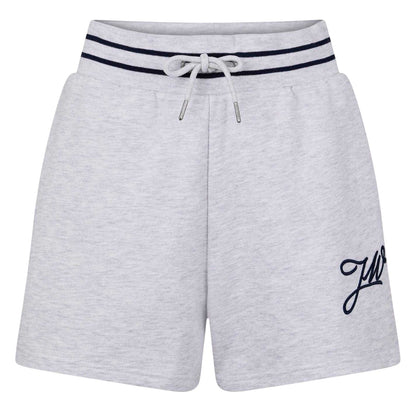 Light Heather - Front - Jack Wills Womens-Ladies Double Stripe Shorts
