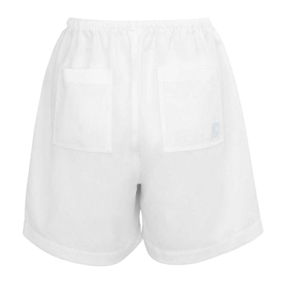 White - Back - SoulCal Womens-Ladies Linen Shorts