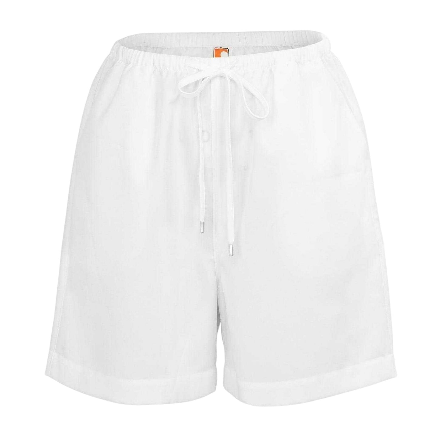 White - Front - SoulCal Womens-Ladies Linen Shorts