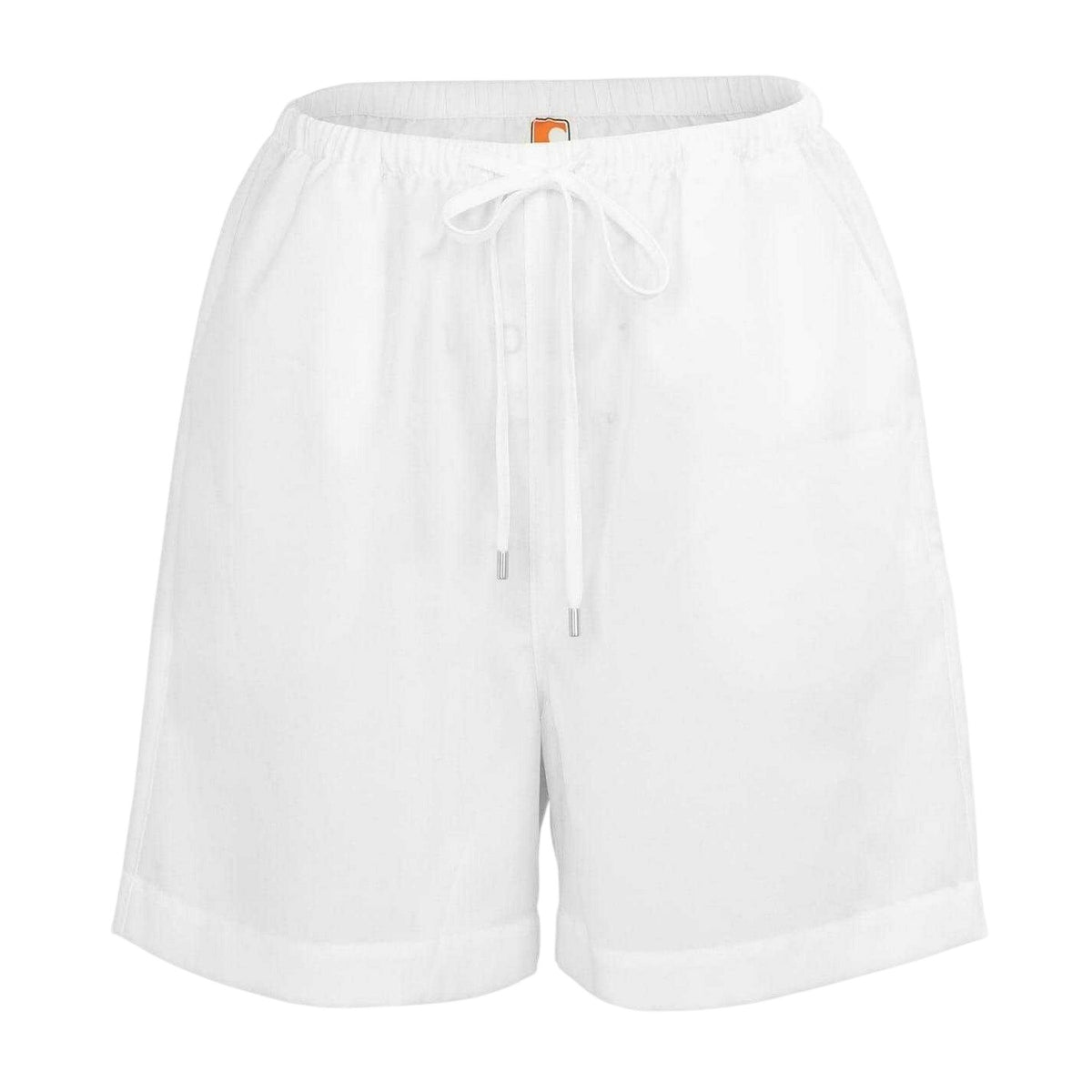White - Front - SoulCal Womens-Ladies Linen Shorts