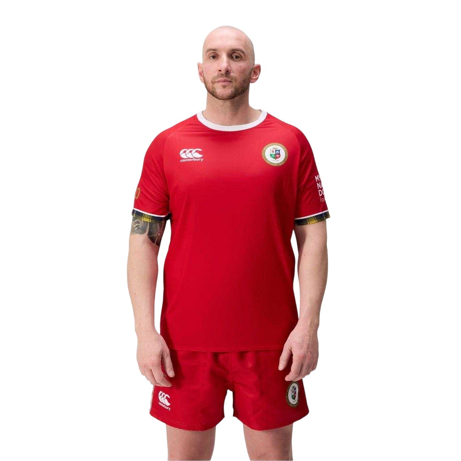 Red - Side - Canterbury Mens 2025 British & Irish Lions Rugby Shirt