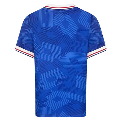 Blue-White - Back - Netherlands Mens Short-Sleeved Football Shirt