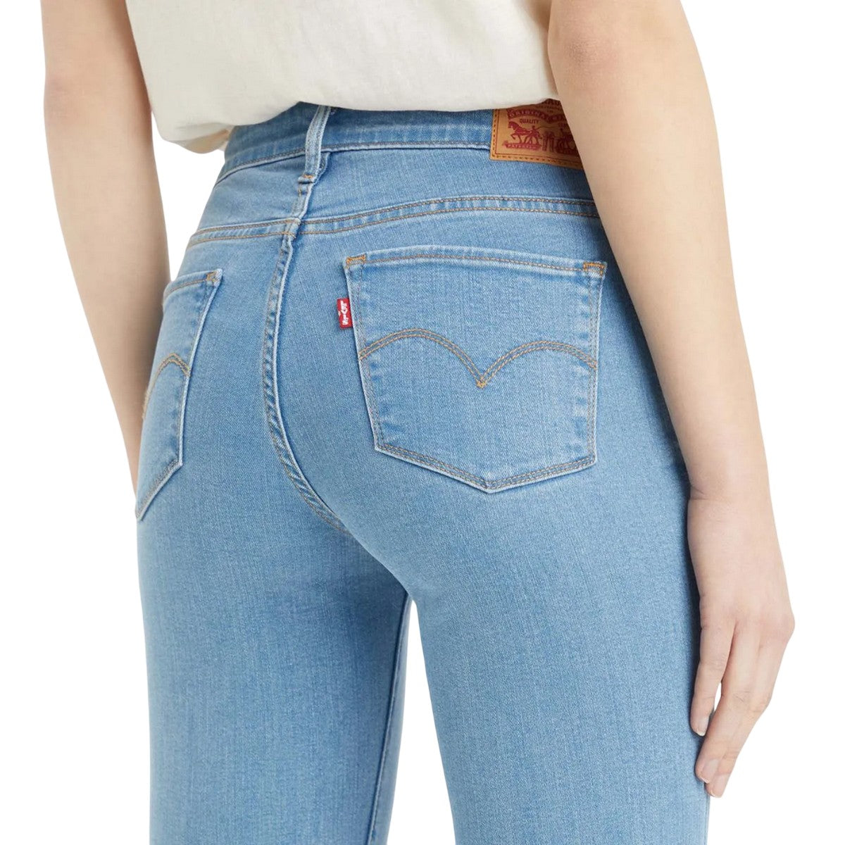 Denim - Lifestyle - Levis Womens-Ladies 712 Slim Jeans