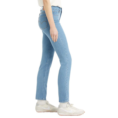 Denim - Side - Levis Womens-Ladies 712 Slim Jeans