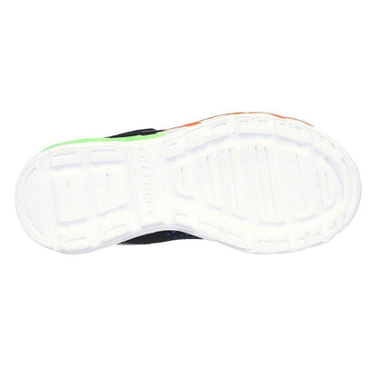 Blue - Back - Skechers Boys S Lights Trainers