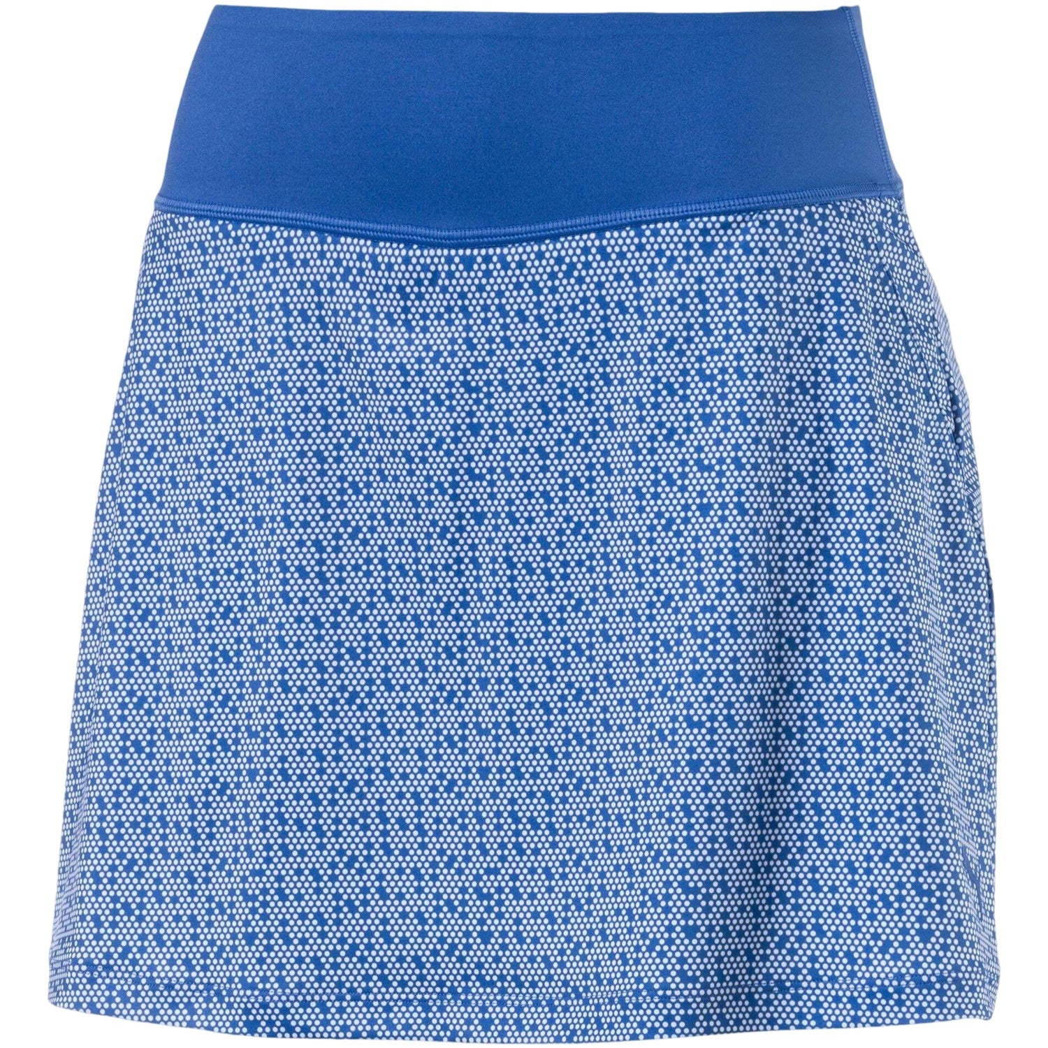 Pink - Front - Puma Womens-Ladies Patterned Knitted Golf Skort