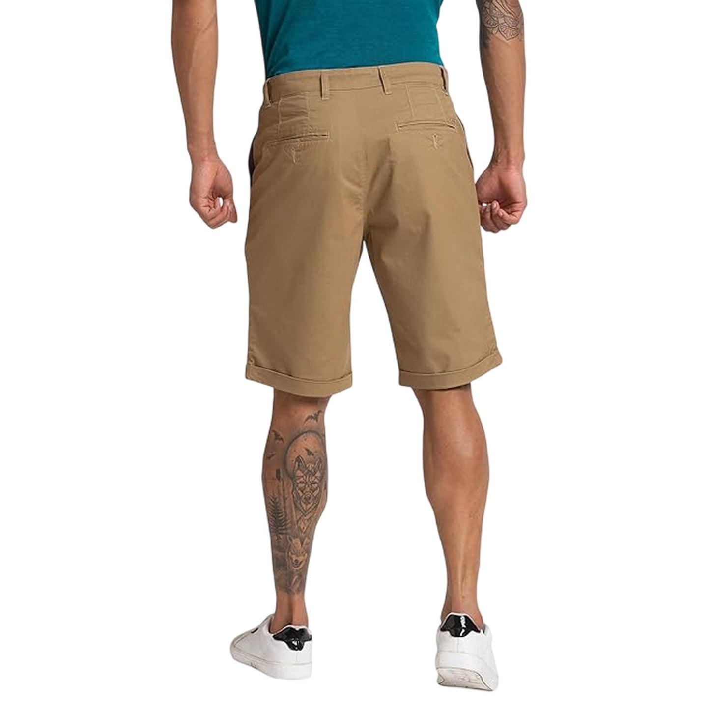 Brown - Back - Dockers Mens Ultimate Chino Shorts