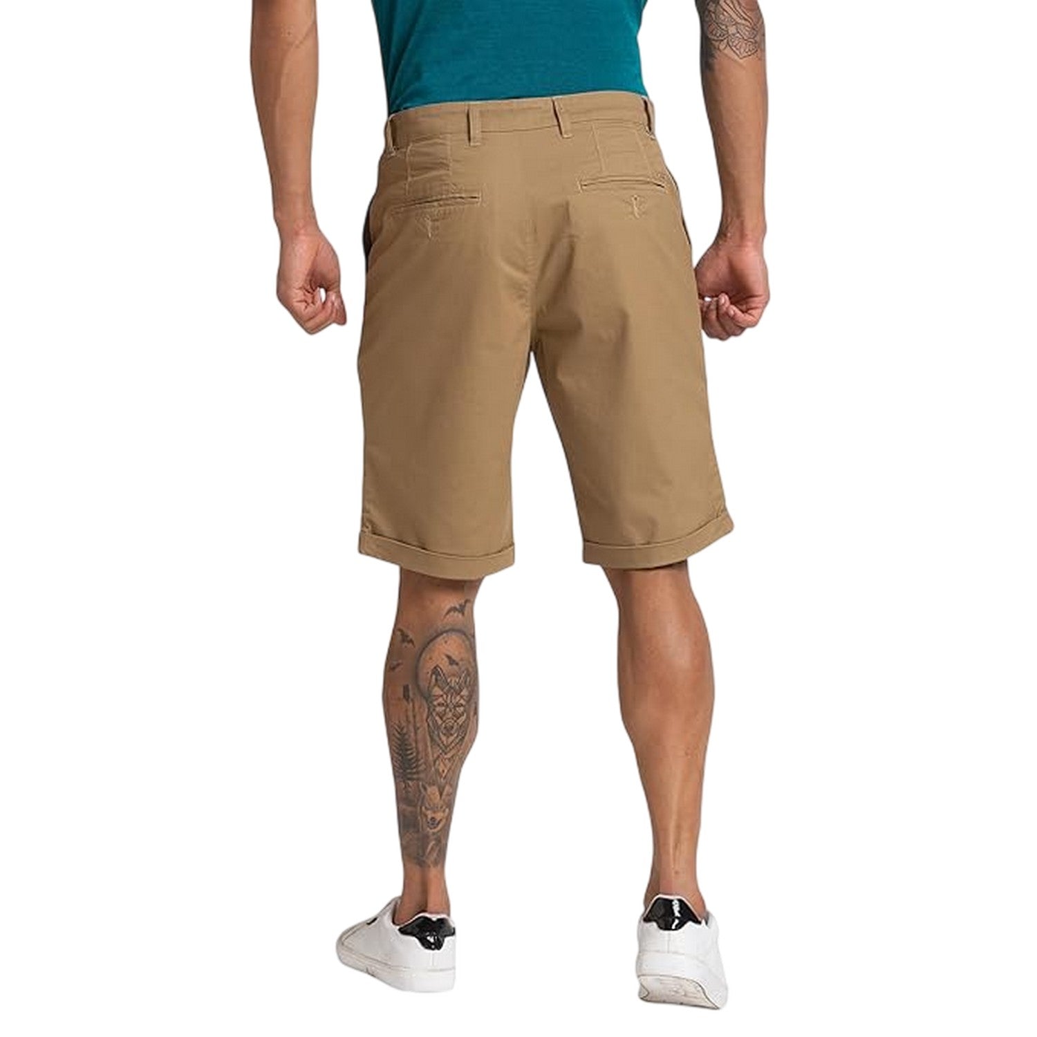 Brown - Back - Dockers Mens Ultimate Chino Shorts