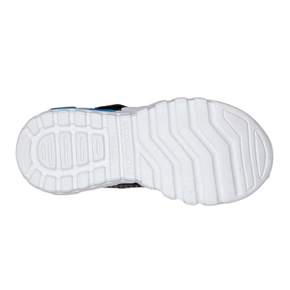 Black Blue - Lifestyle - Skechers Boys Flex-Glow Light Up Trainers