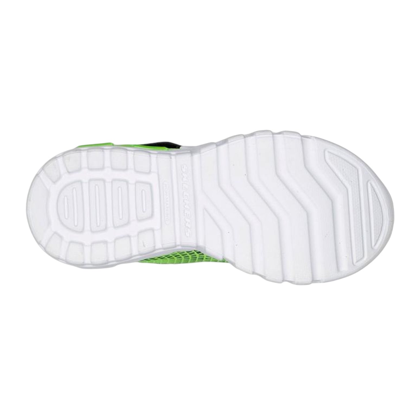 Lime-Black - Lifestyle - Skechers Boys Flex-Glow Light Up Trainers