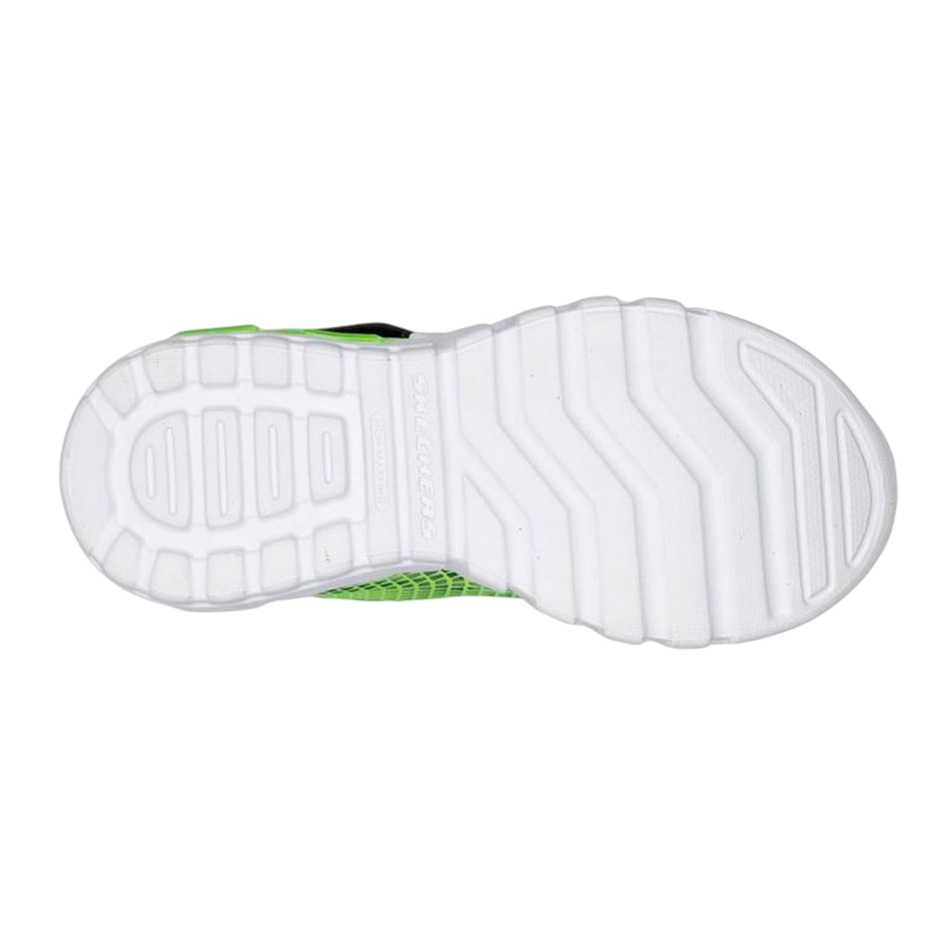 Lime-Black - Lifestyle - Skechers Boys Flex-Glow Light Up Trainers