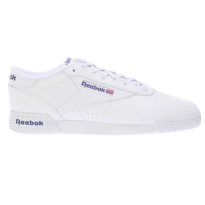 White - Side - Reebok Unisex Adult Ex-O-Fit Lo Clean Logo Leather Trainers