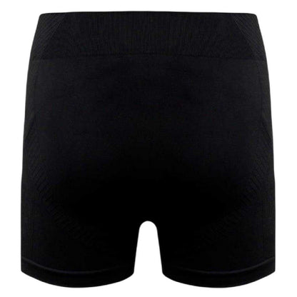Black - Back - USA Pro Childrens-Kids Seamless Cycling Shorts