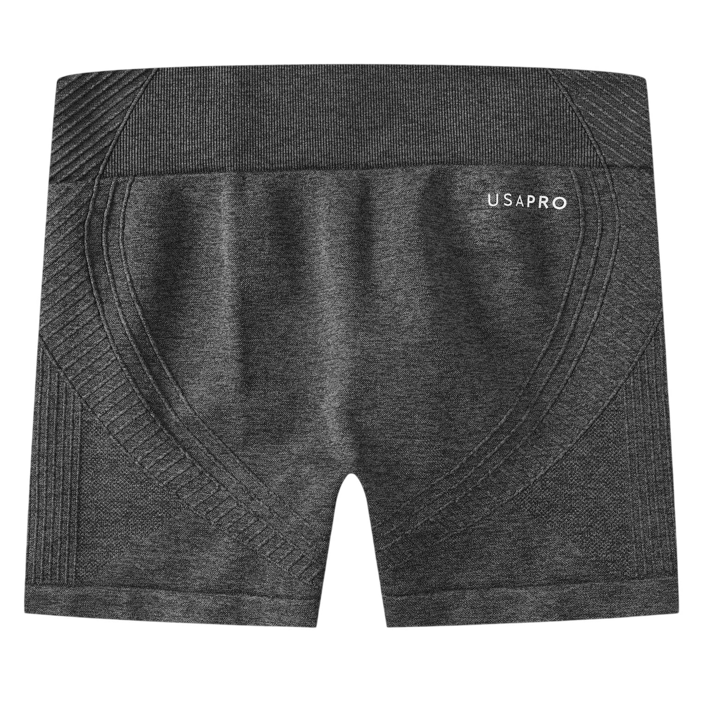 Charcoal - Front - USA Pro Childrens-Kids Seamless Cycling Shorts