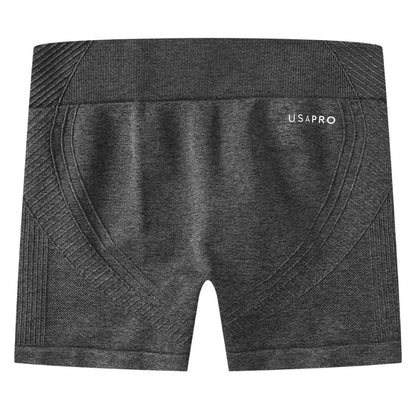 Charcoal - Front - USA Pro Childrens-Kids Seamless Cycling Shorts