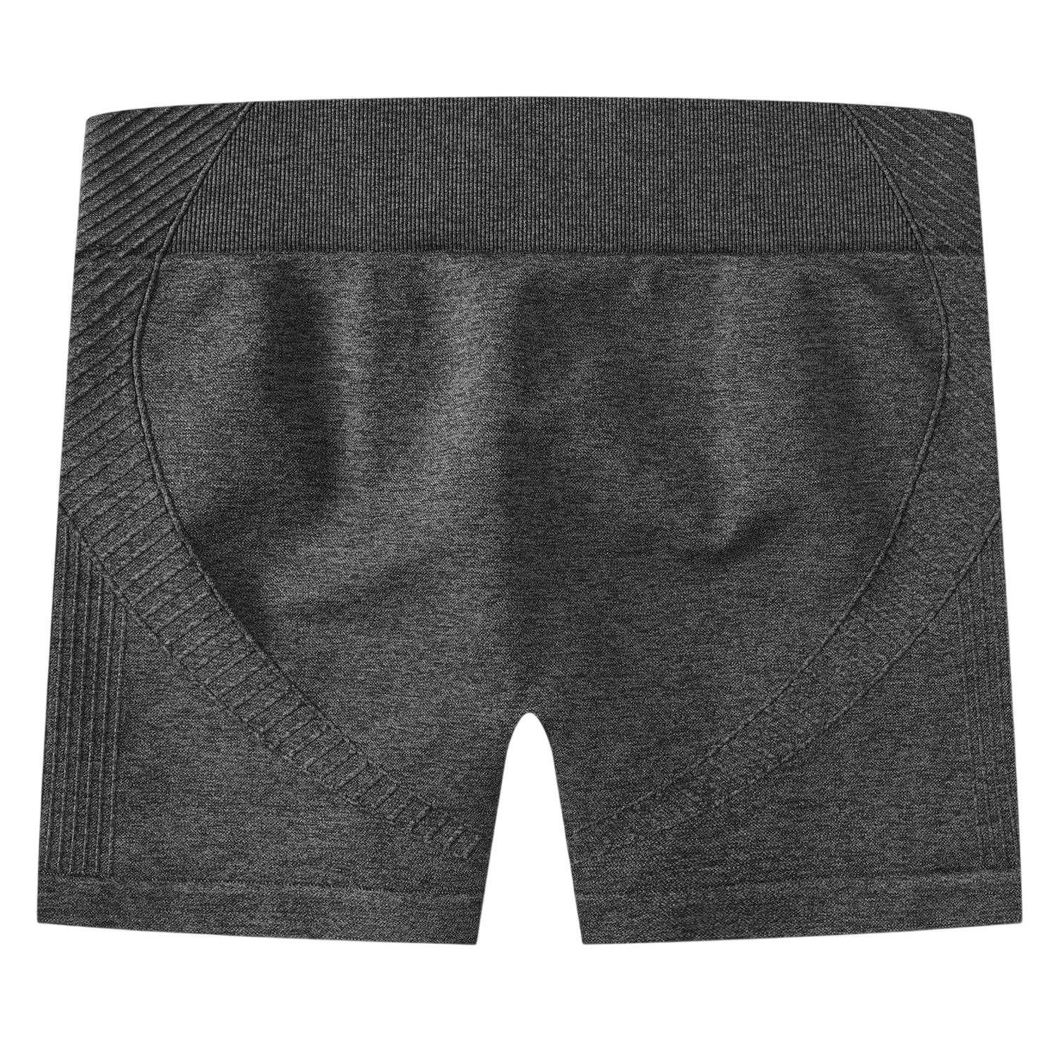Charcoal - Back - USA Pro Childrens-Kids Seamless Cycling Shorts