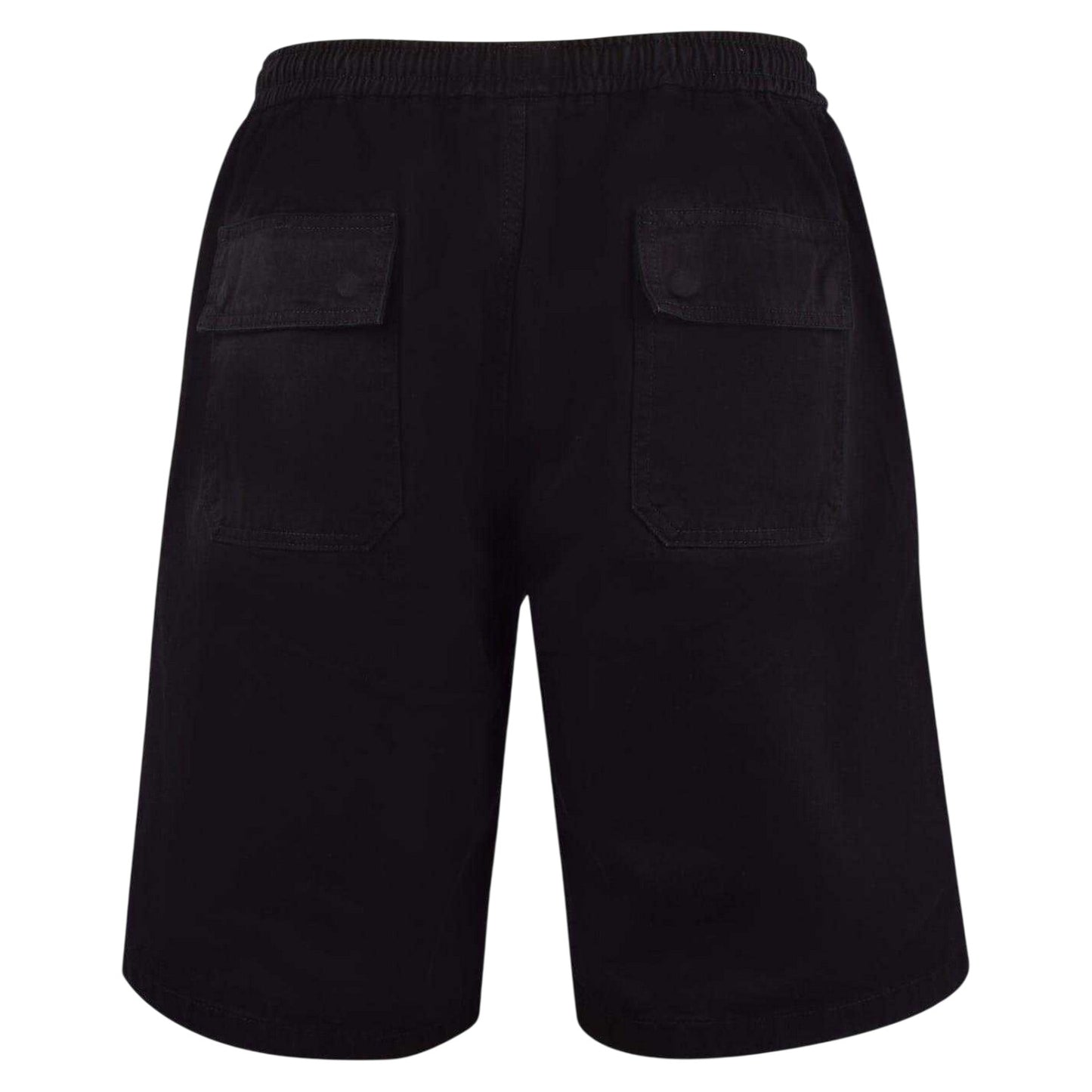 Black - Back - Pretty Green Mens Cargo Shorts