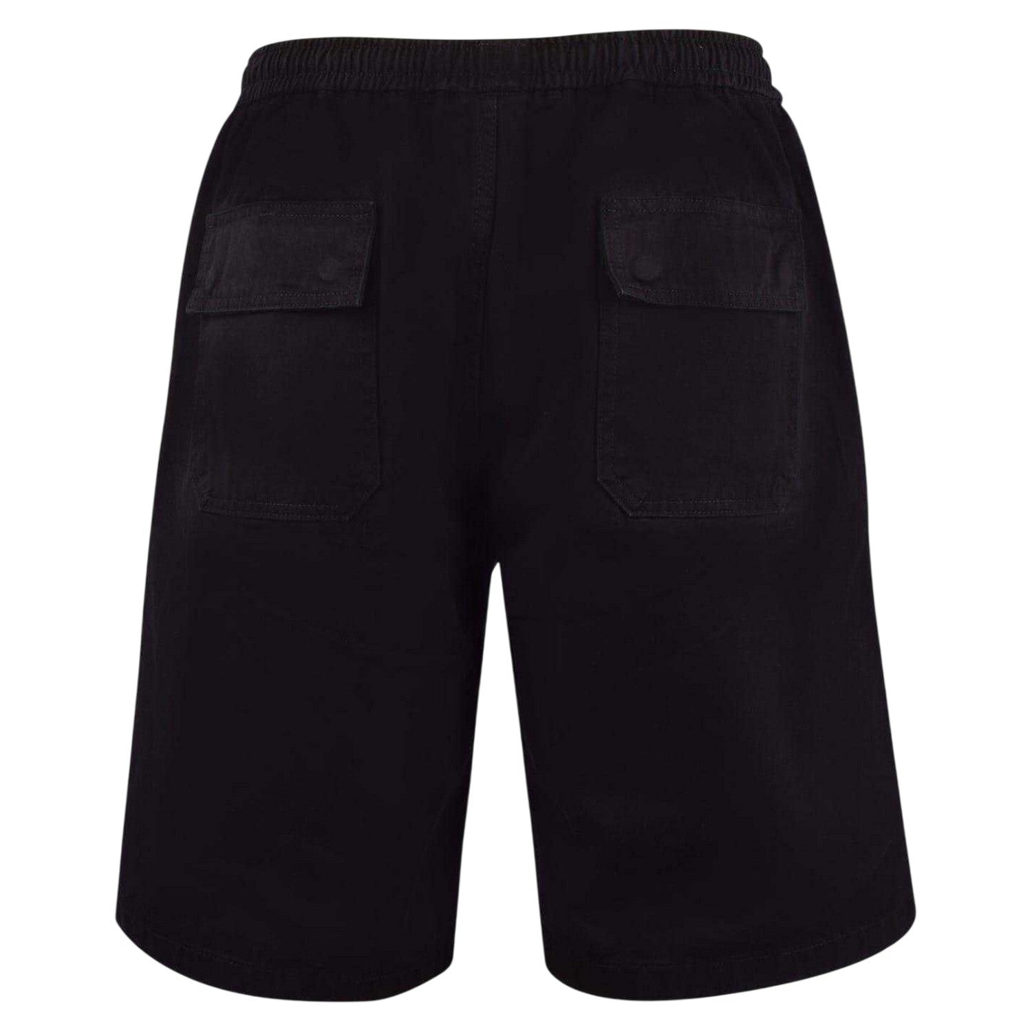 Black - Back - Pretty Green Mens Cargo Shorts