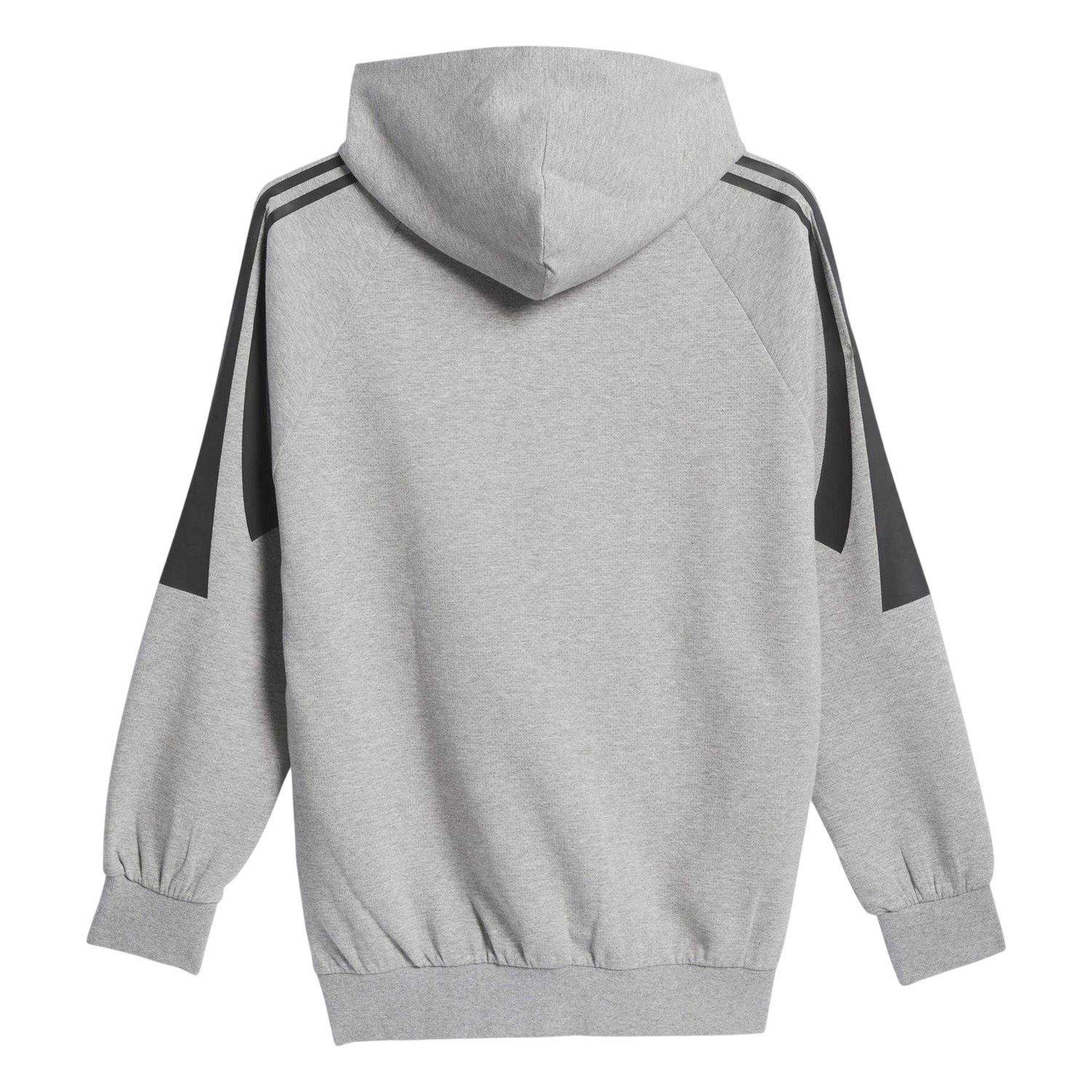 Medium Grey - Back - Adidas Mens Spacer Hoodie