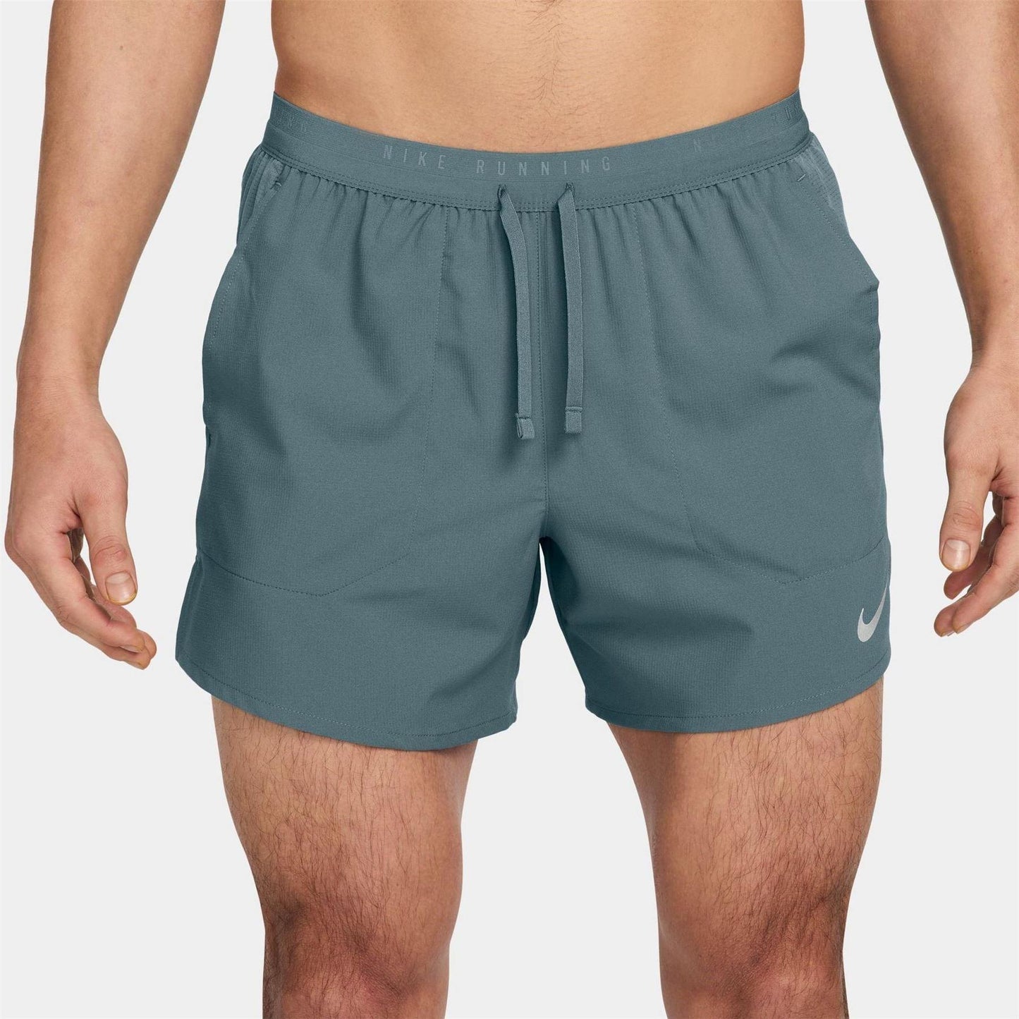 Slate Grey - Front - Nike Mens Stride Running Shorts