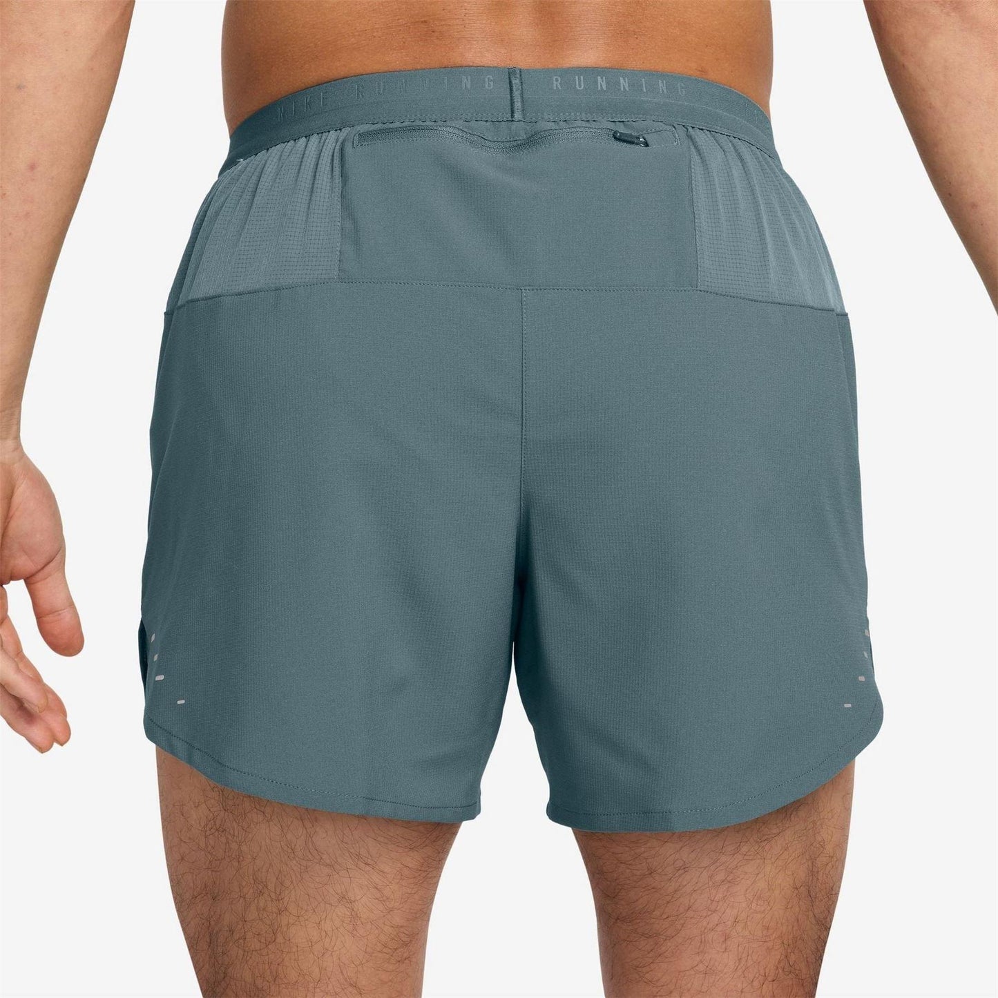 Slate Grey - Back - Nike Mens Stride Running Shorts