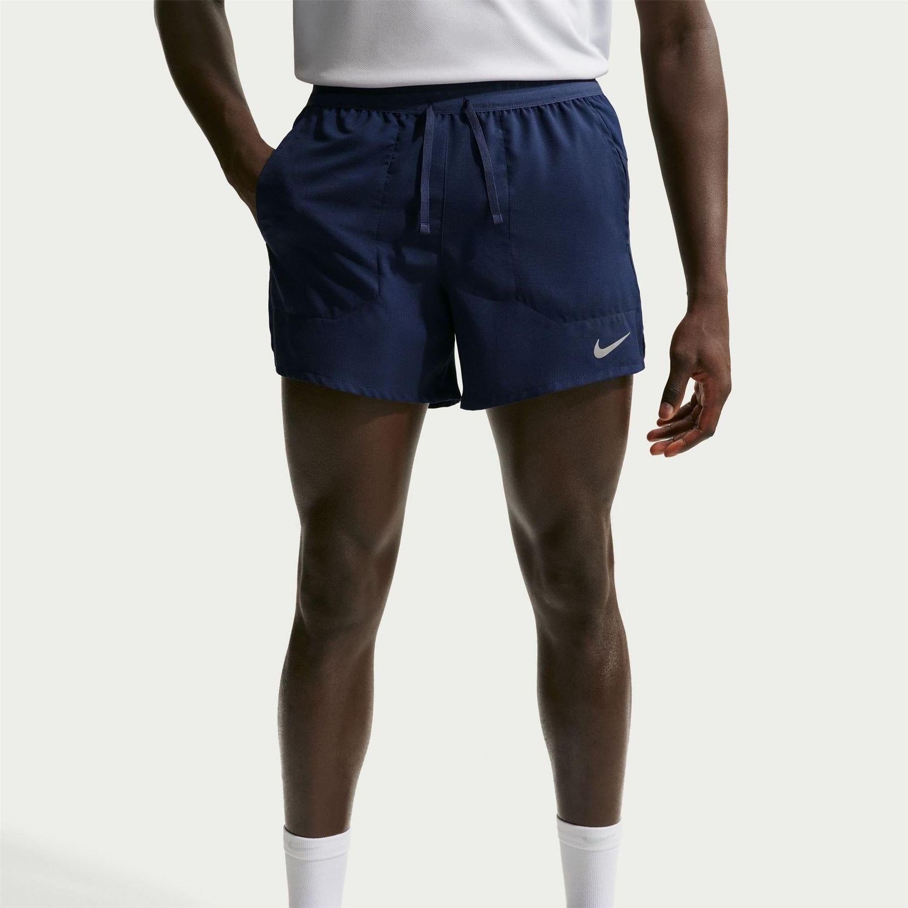 Midnight Navy - Pack Shot - Nike Mens Stride Running Shorts