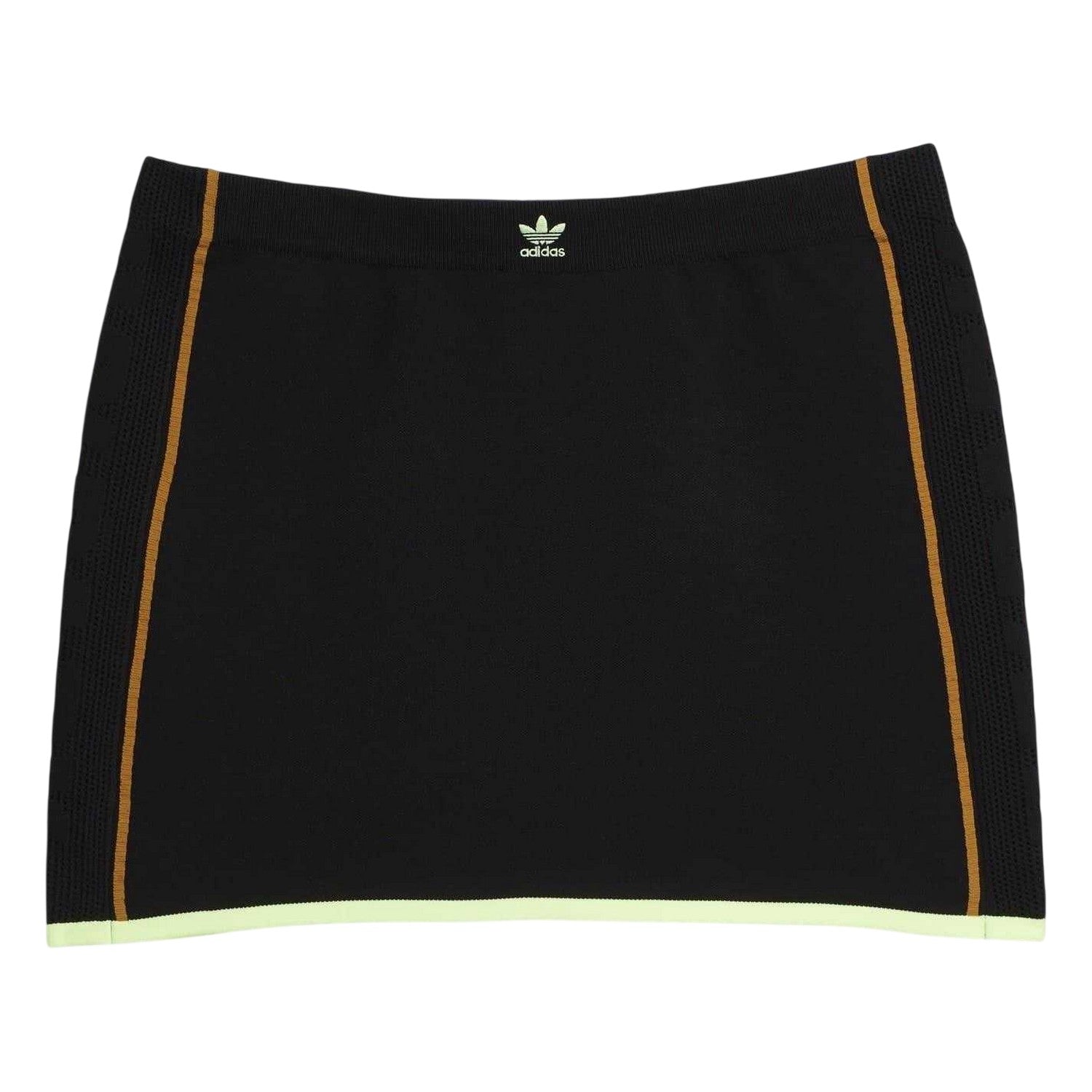 Black - Back - Adidas Womens-Ladies Ivy Park Knitted Mini Skirt
