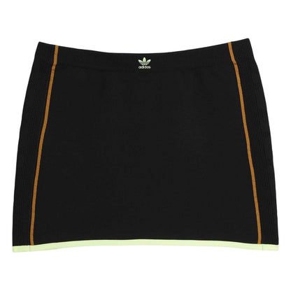 Black - Back - Adidas Womens-Ladies Ivy Park Knitted Mini Skirt