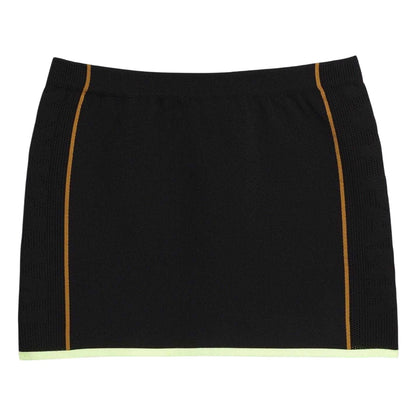 Black - Front - Adidas Womens-Ladies Ivy Park Knitted Mini Skirt