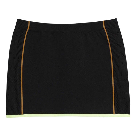 Black - Front - Adidas Womens-Ladies Ivy Park Knitted Mini Skirt
