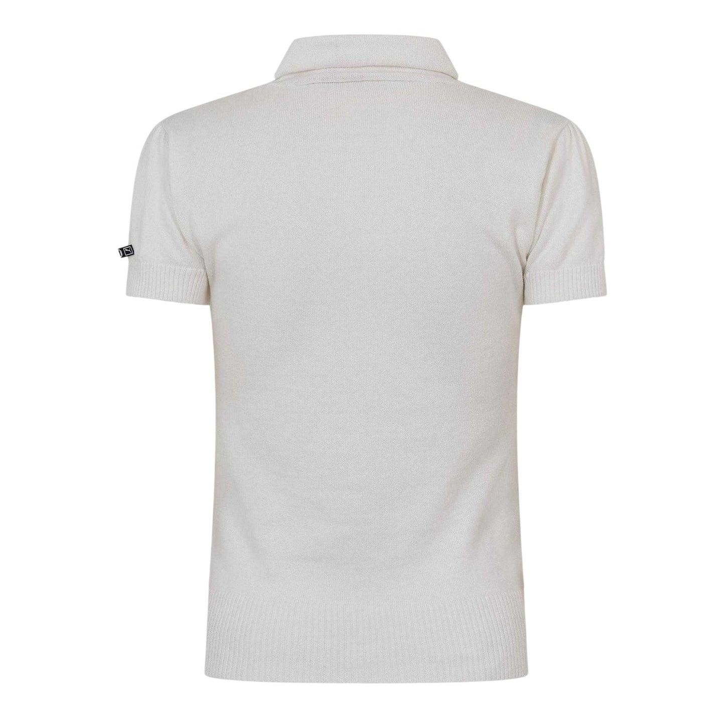 White - Back - Puma Womens-Ladies Relaxed Fit Short-Sleeved Sweatshirt