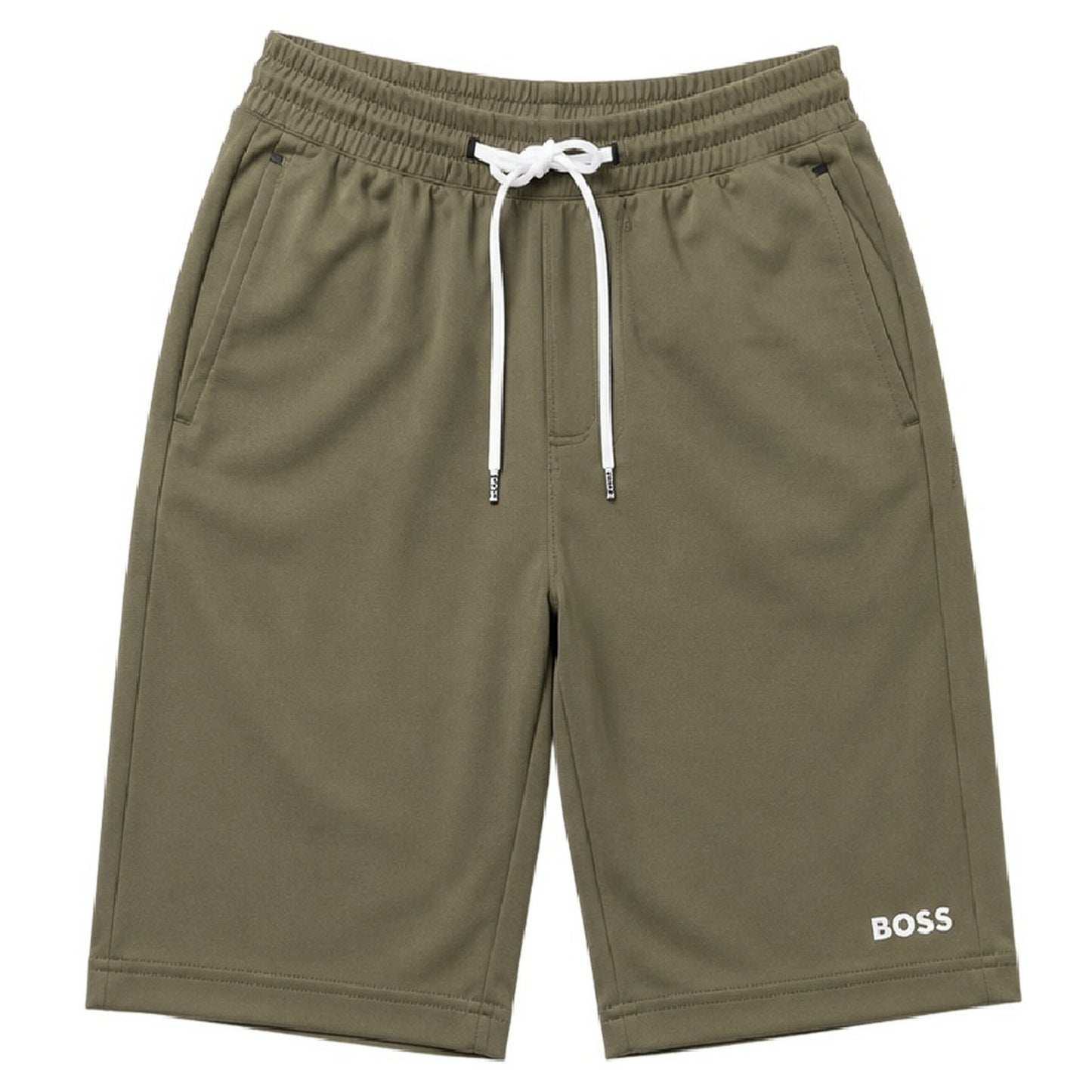 Green - Front - Boss Childrens-Kids Fleece Sweat Shorts