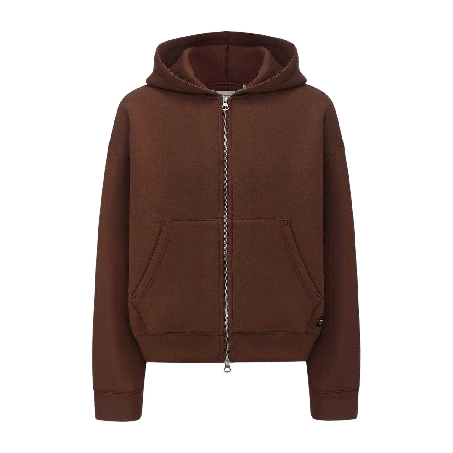 Brown - Front - Firetrap Mens Full Zip Hoodie