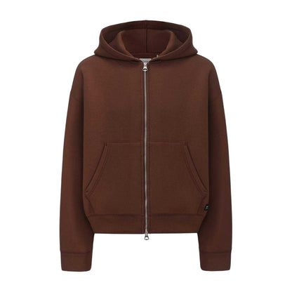 Brown - Front - Firetrap Mens Full Zip Hoodie