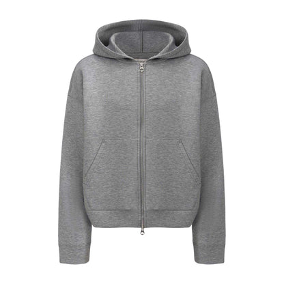 Grey - Front - Firetrap Mens Full Zip Hoodie