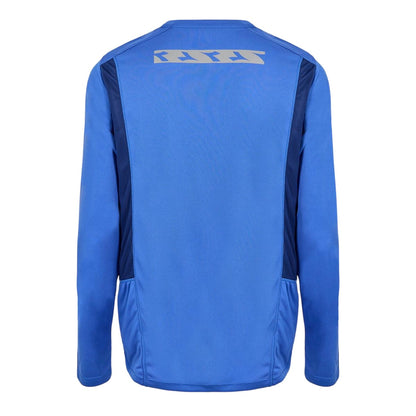Persian Blue - Back - Diadora Mens X Run Logo Long-Sleeved T-Shirt