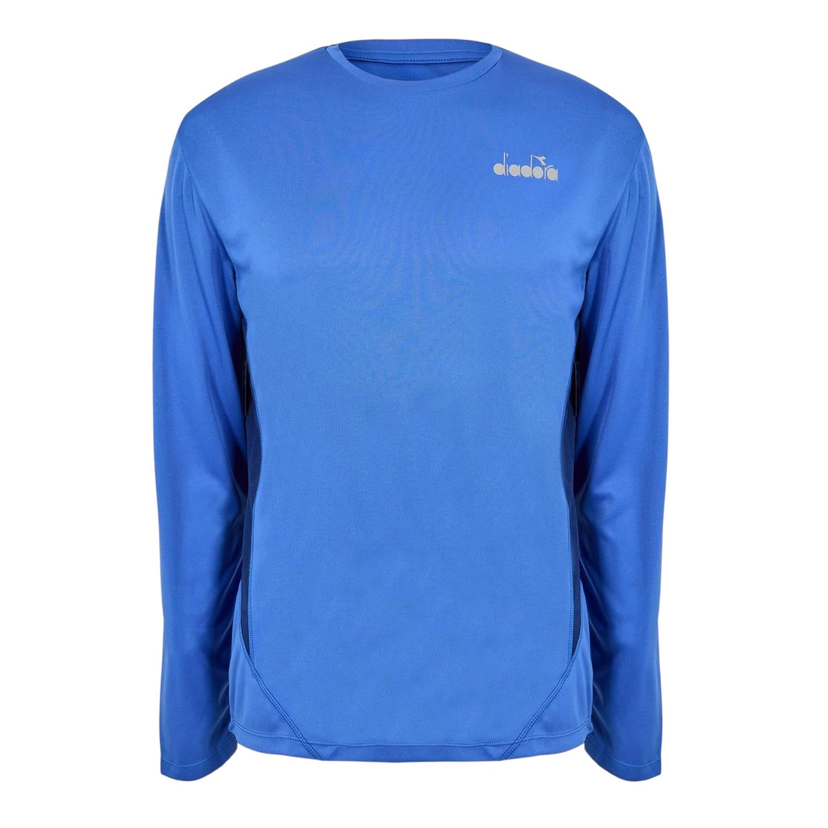 Persian Blue - Front - Diadora Mens X Run Logo Long-Sleeved T-Shirt