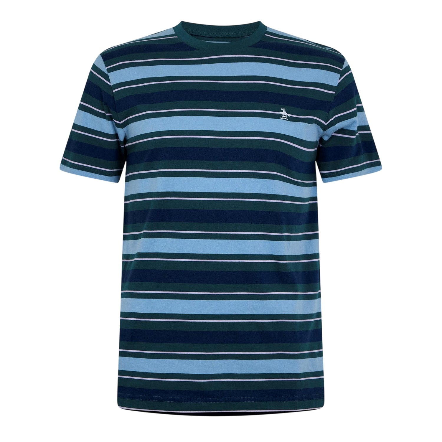 June Bug - Front - Original Penguin Mens Striped T-Shirt