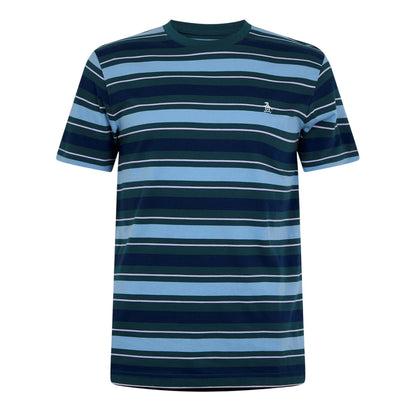 June Bug - Front - Original Penguin Mens Striped T-Shirt