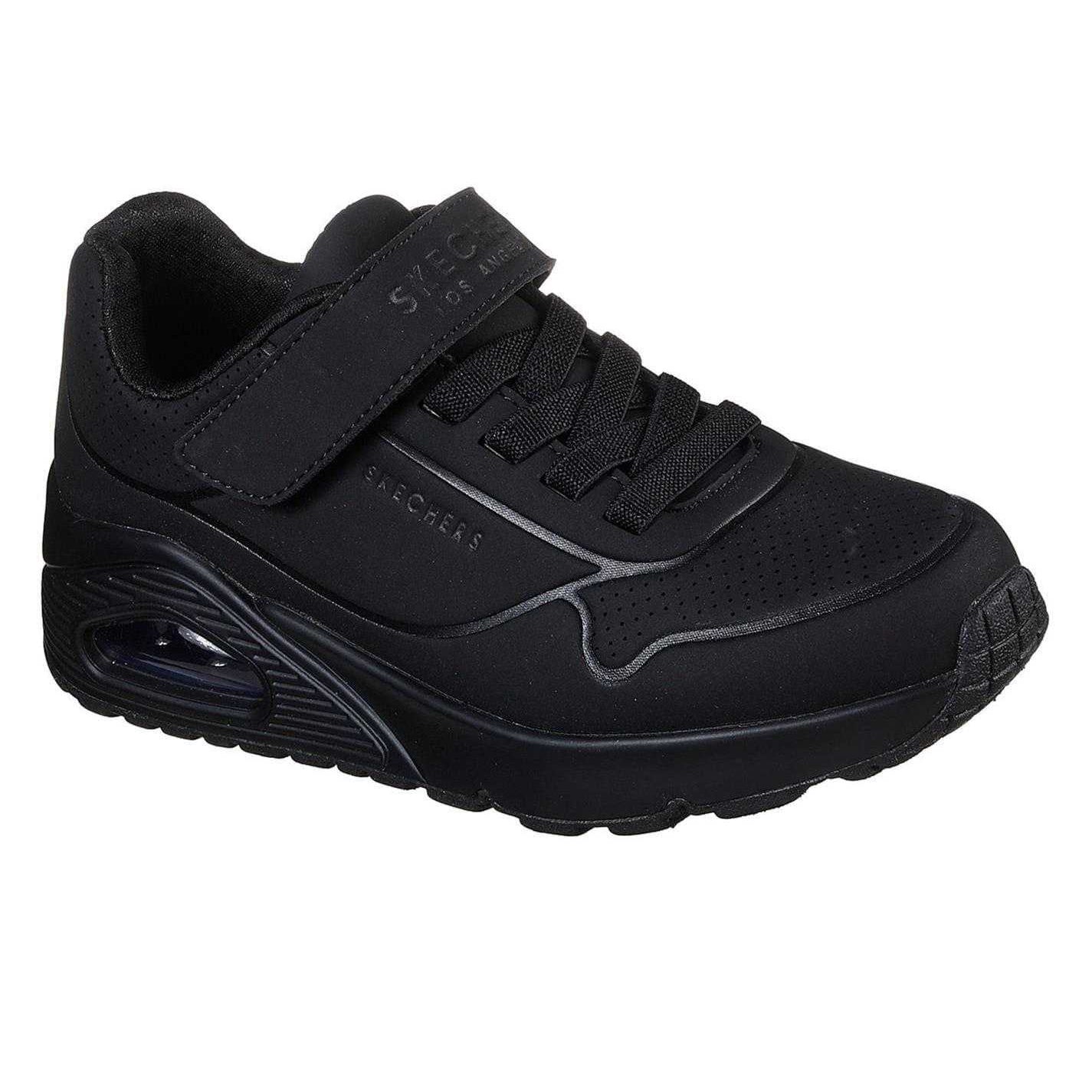 Black - Pack Shot - Skechers Boys Uno Air Blitz Trainers