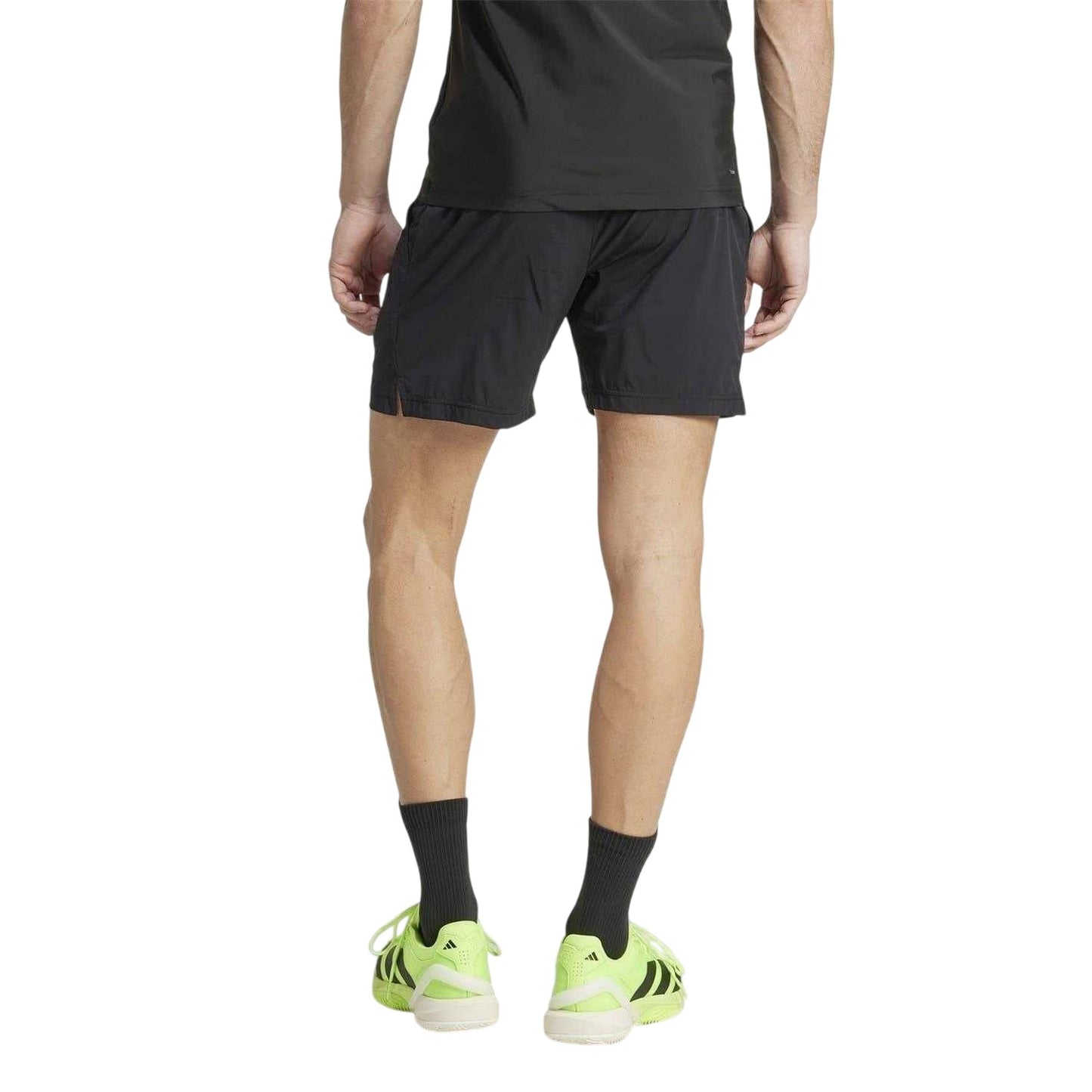 Black - Back - Adidas Mens Roland Garros Pro Tennis Shorts