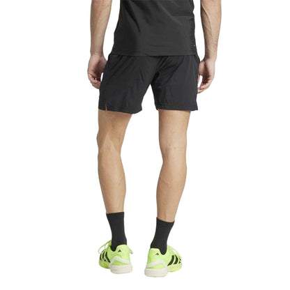 Black - Back - Adidas Mens Roland Garros Pro Tennis Shorts