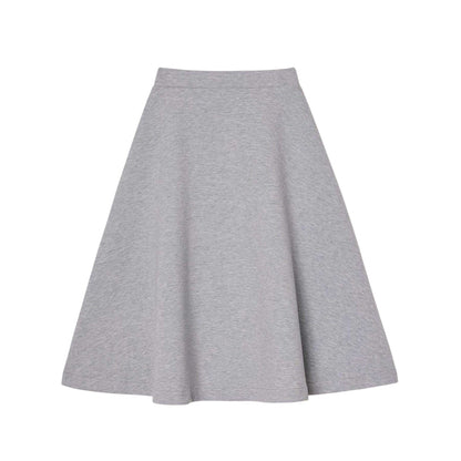 Grey - Back - Lacoste Girls Milano Cotton Skirt