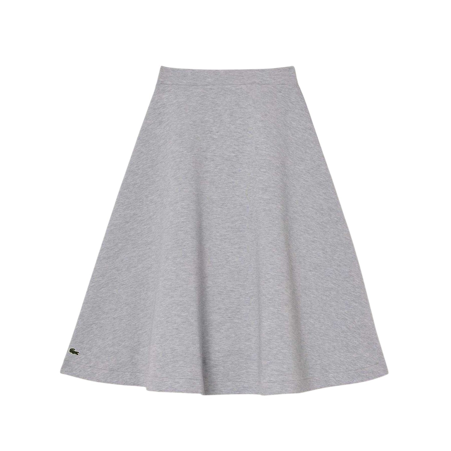 Grey - Front - Lacoste Girls Milano Cotton Skirt