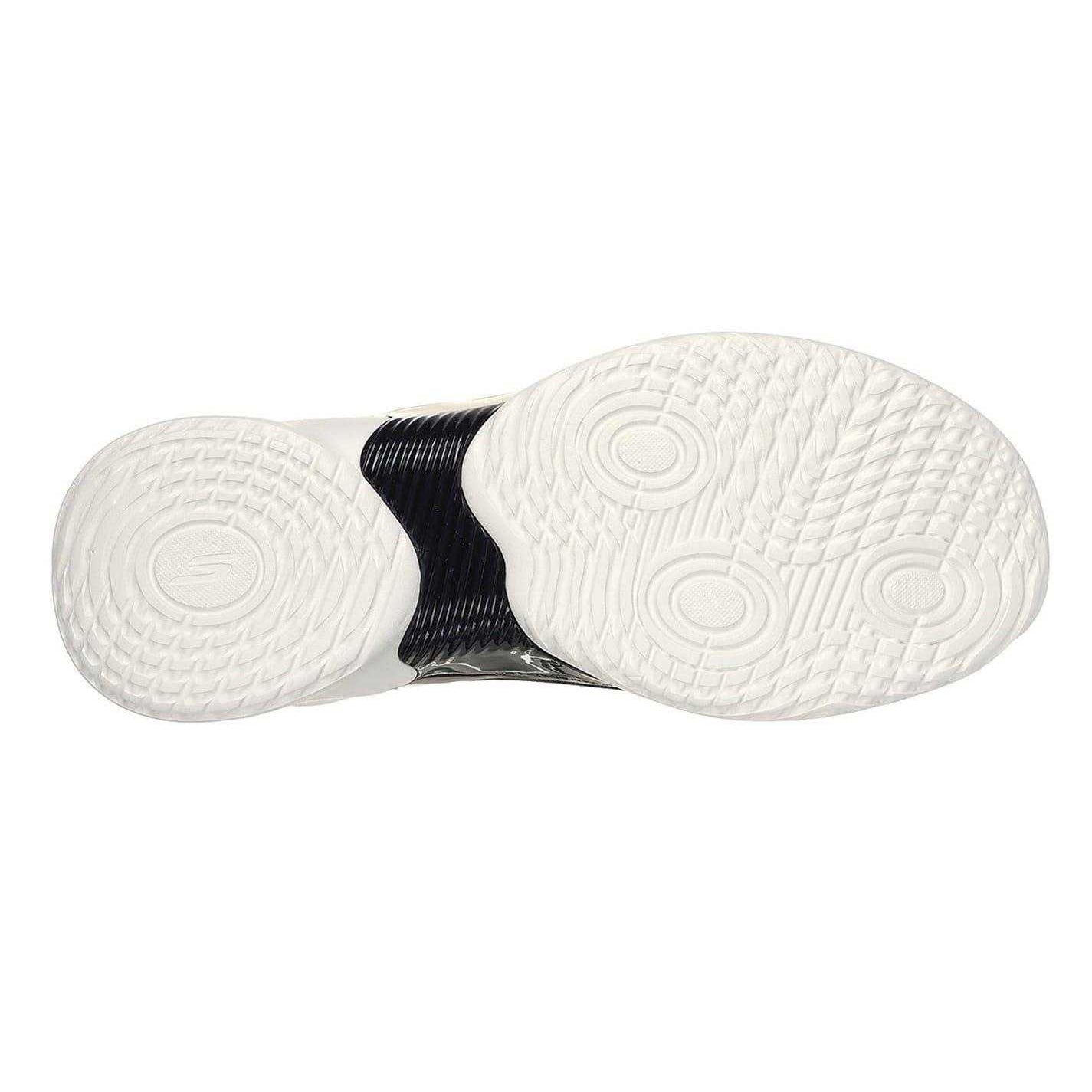 Black-White - Back - Skechers Mens Go Run Swirl Tech Speed Mesh Trainers